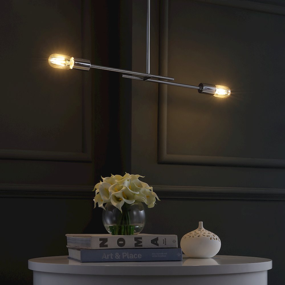 Turing Adjustable Metal Led Linear Pendant. Picture 9