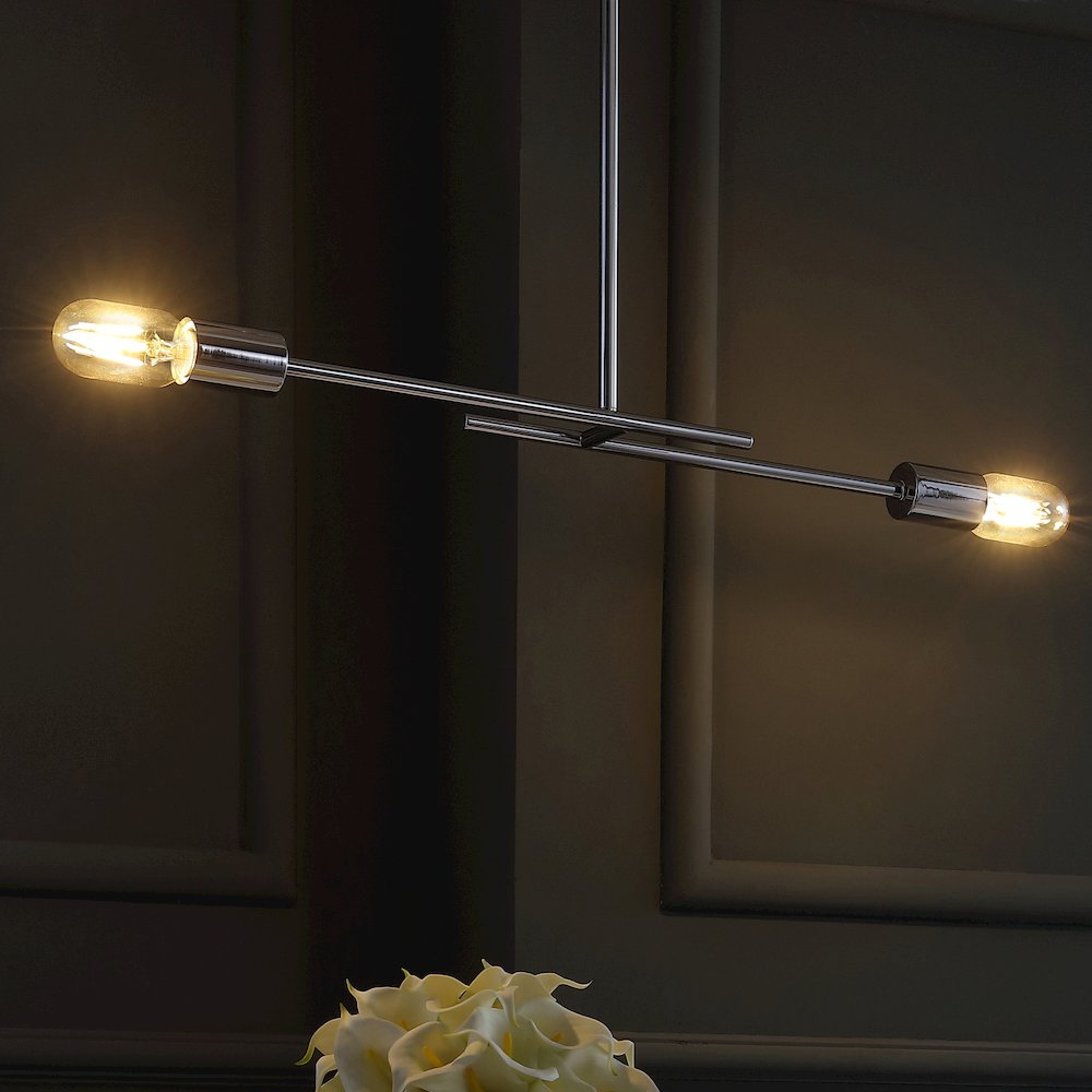 Turing Adjustable Metal Led Linear Pendant. Picture 10