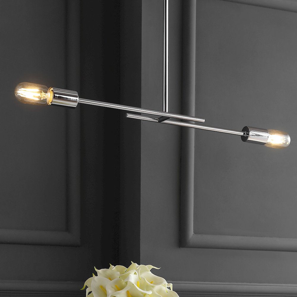 Turing Adjustable Metal Led Linear Pendant. Picture 7