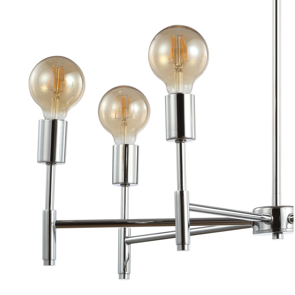 Turing Adjustable Height Metal Led Chandelier. Picture 5