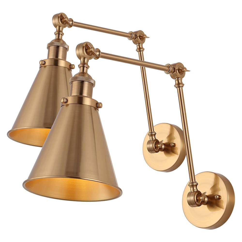 Rover Adjustable Arm Metal Led Wall Sconce (Set Of 2). Picture 5