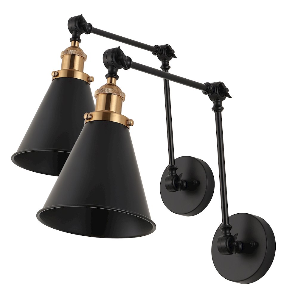 Rover Adjustable Arm Metal Led Wall Sconce (Set Of 2). Picture 1