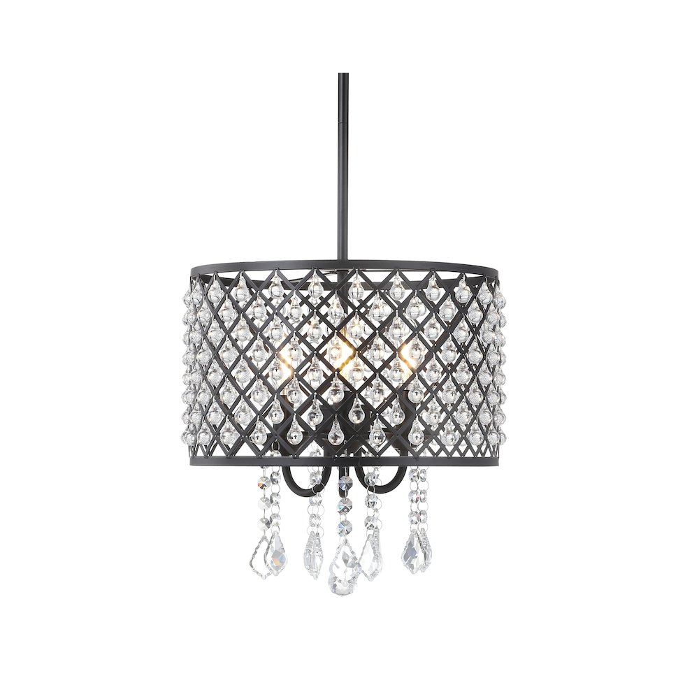 Gigi Metal/Crystal Adjustable Led Drop Chandelier. Picture 11