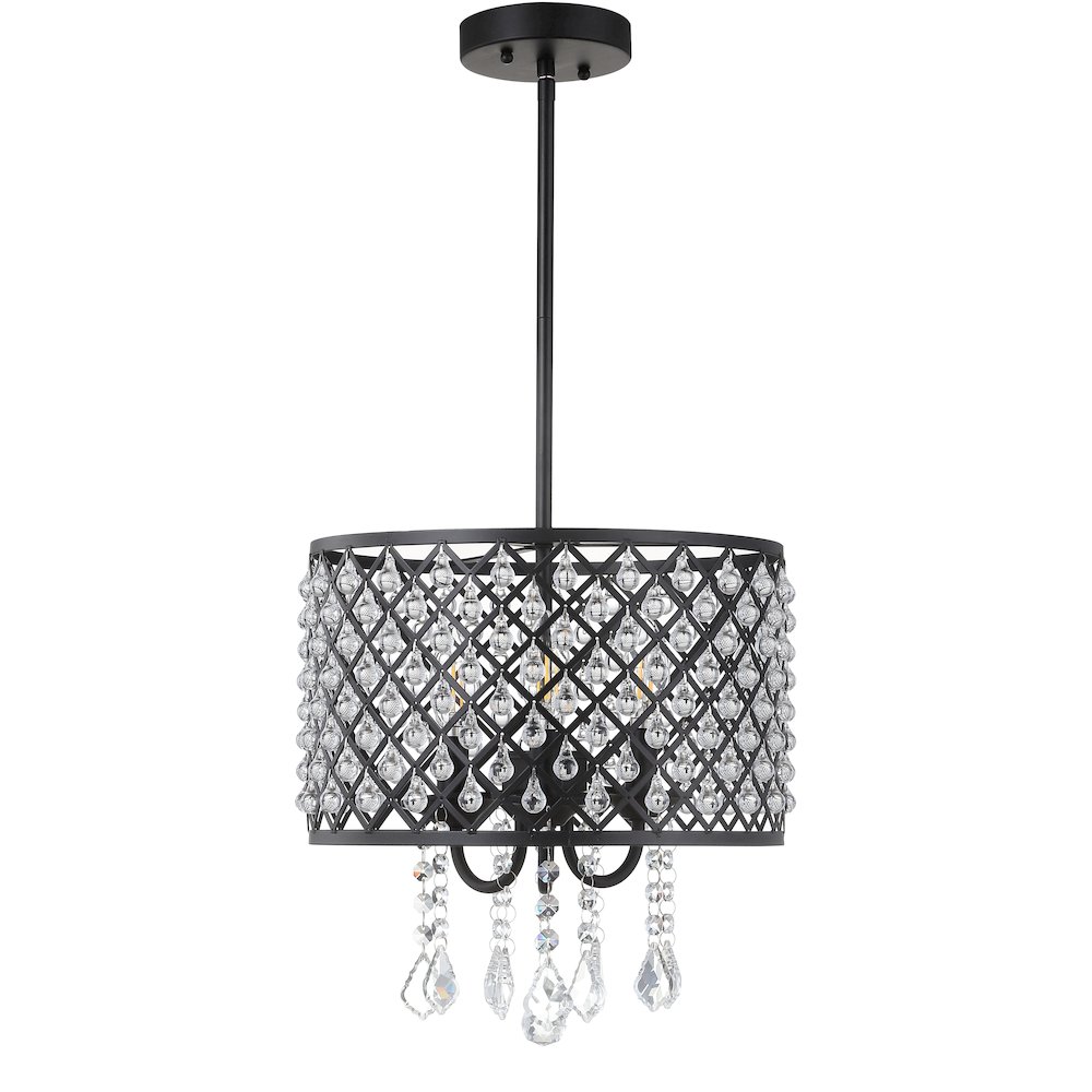 Gigi Metal/Crystal Adjustable Led Drop Chandelier. Picture 2