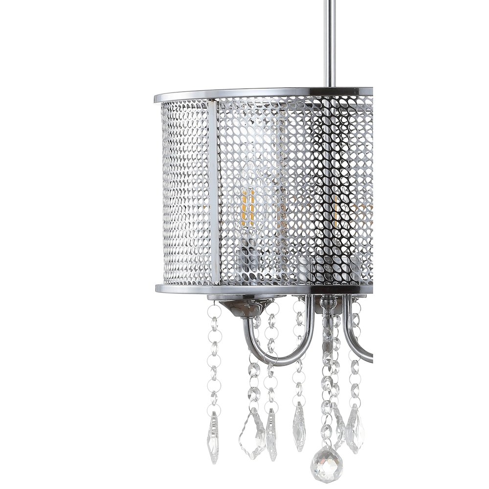 Avah Metal/Crystal Adjustable Led Drop Chandelier. Picture 5