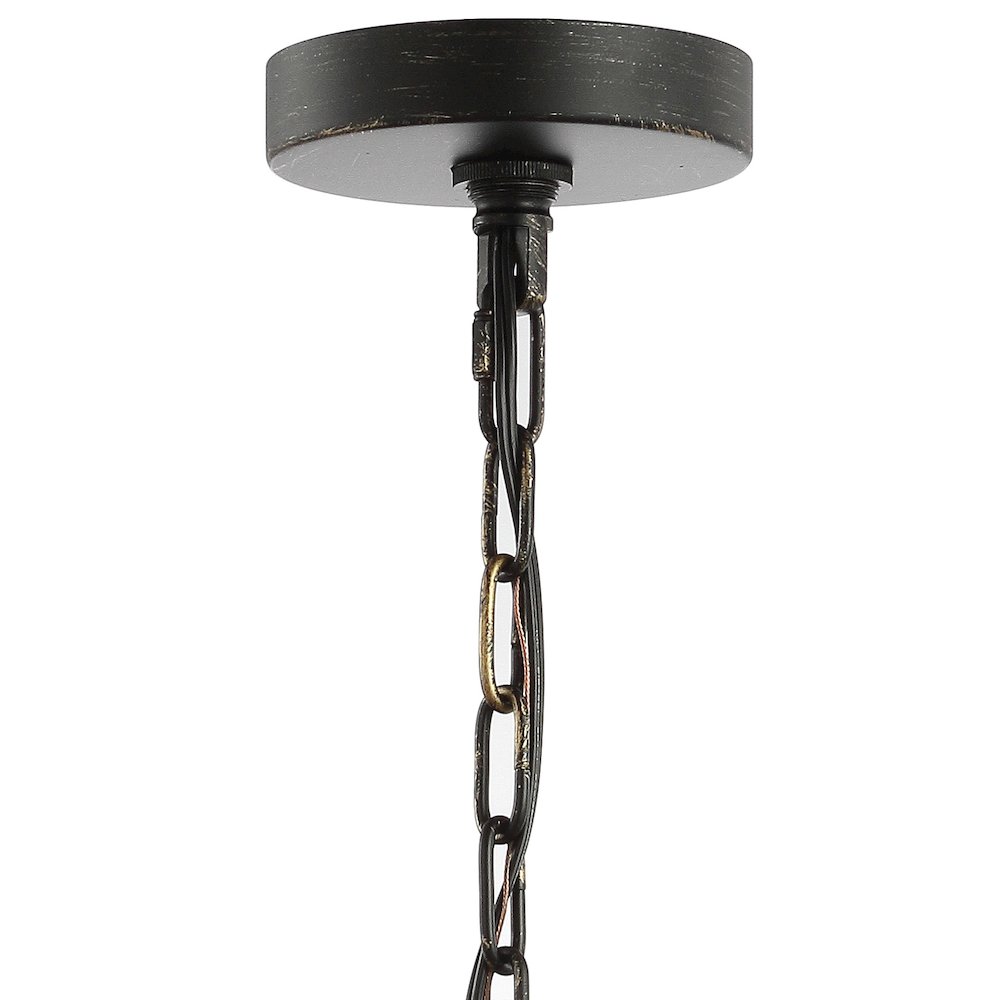 Reese Metal/Crystal Adjustable Led Drop Chandelier. Picture 6