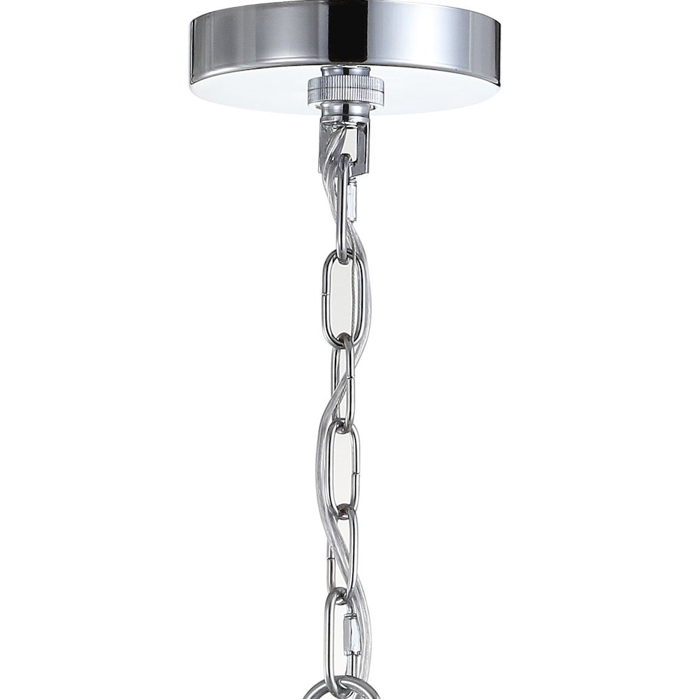 Reese Metal/Crystal Adjustable Led Drop Chandelier. Picture 6