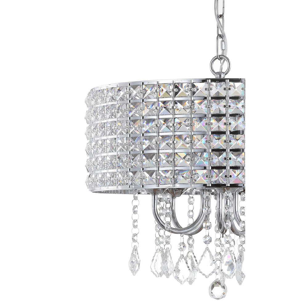 Reese Metal/Crystal Adjustable Led Drop Chandelier. Picture 5