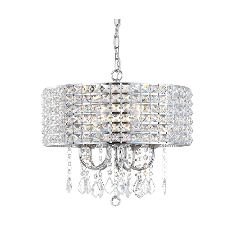 Reese Metal/Crystal Adjustable Led Drop Chandelier. Picture 11