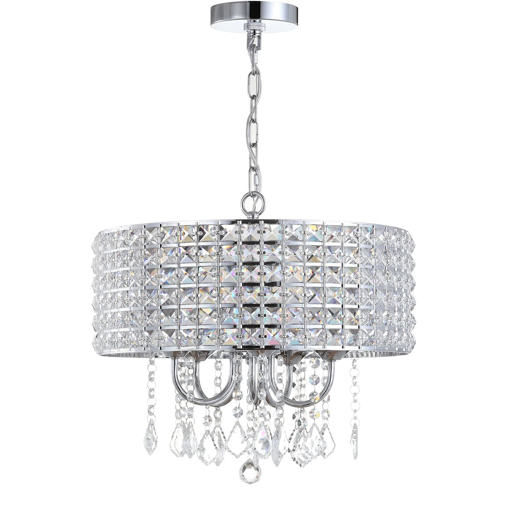 Reese Metal/Crystal Adjustable Led Drop Chandelier. Picture 2