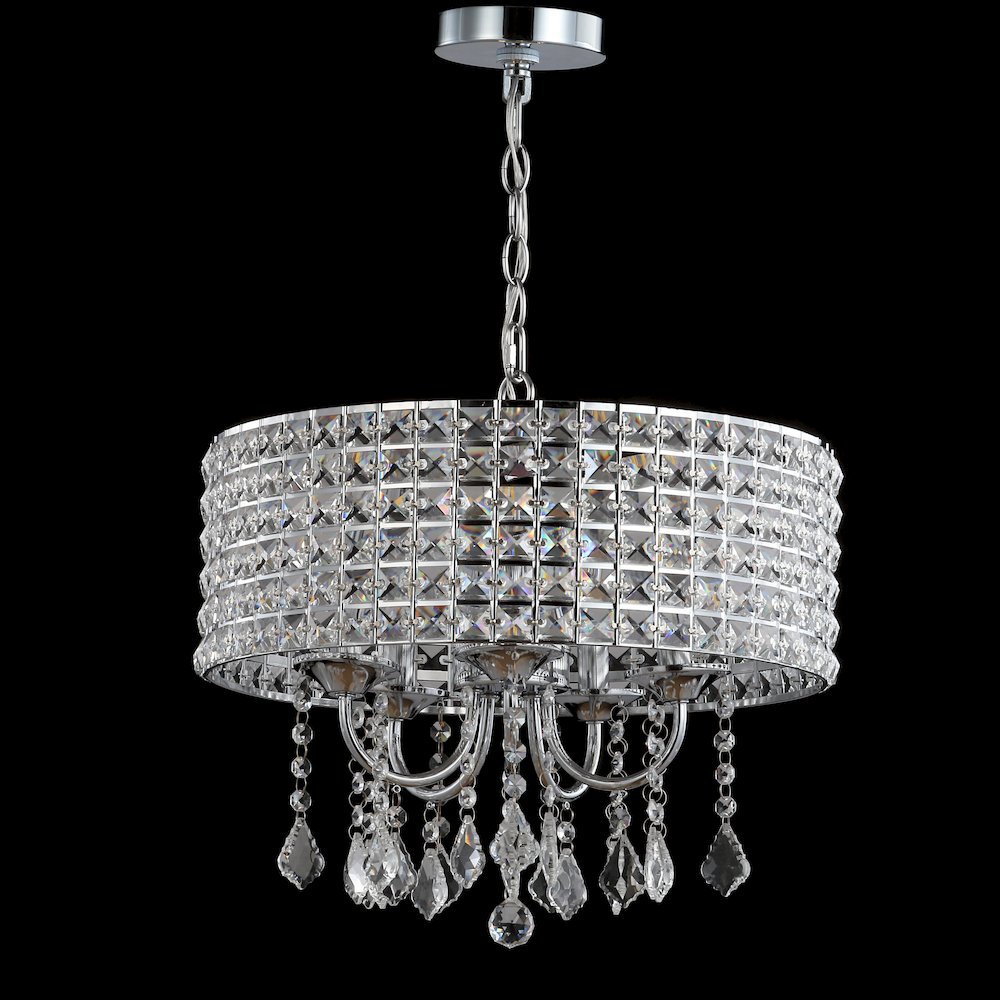 Reese Metal/Crystal Adjustable Led Drop Chandelier. Picture 4