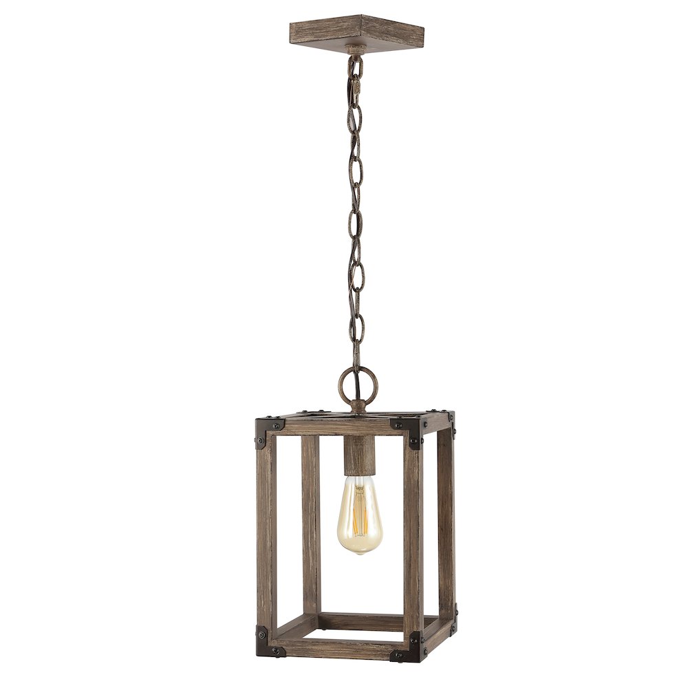 Magnolia Adjustable Iron Rustic Farmhouse Led Pendant. Picture 2