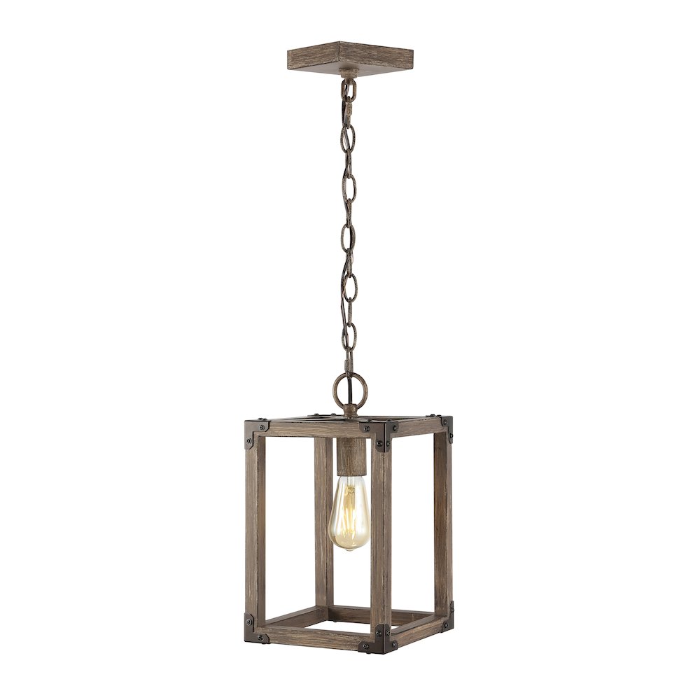 Magnolia Adjustable Iron Rustic Farmhouse Led Pendant. Picture 5