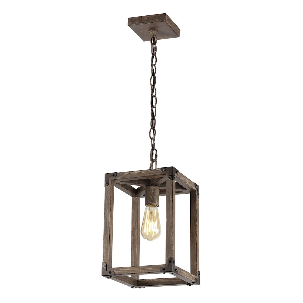 Magnolia Adjustable Iron Rustic Farmhouse Led Pendant. Picture 6