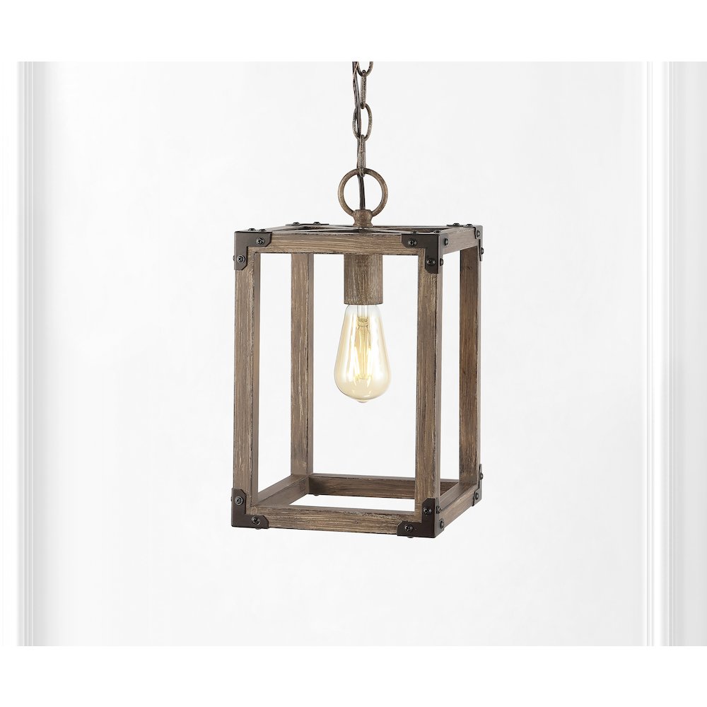 Magnolia Adjustable Iron Rustic Farmhouse Led Pendant. Picture 11