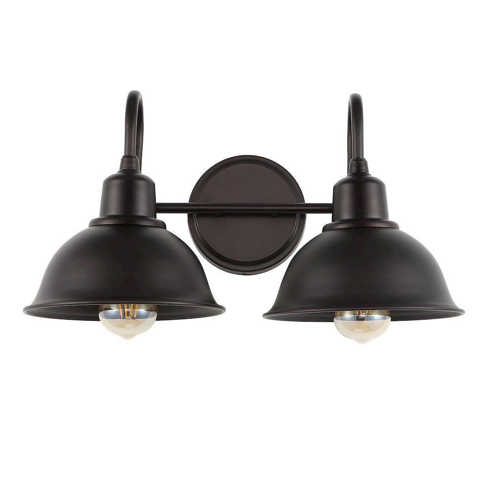 Frisco Farmhouse Industrial Iron Led Vanity. Picture 1