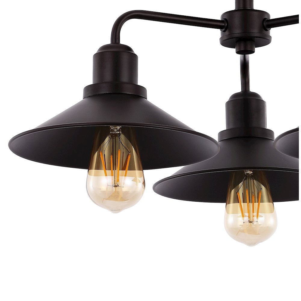 Calvin Iron Industrial Led Pendant. Picture 3