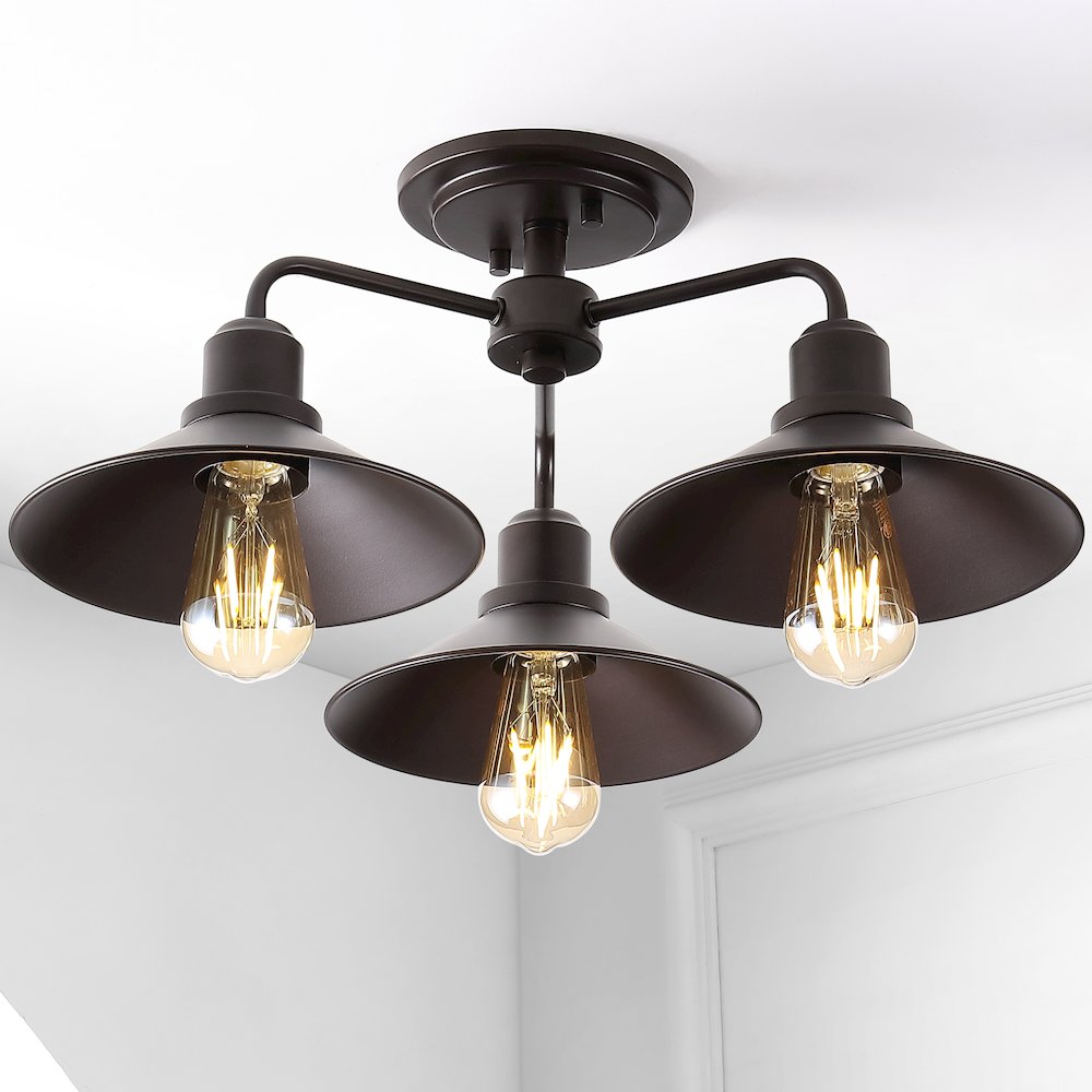Calvin Iron Industrial Led Pendant. Picture 9