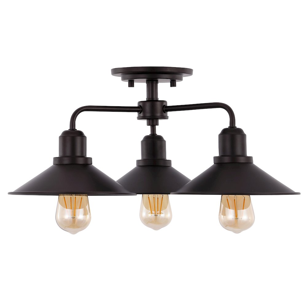 Calvin Iron Industrial Led Pendant. Picture 2