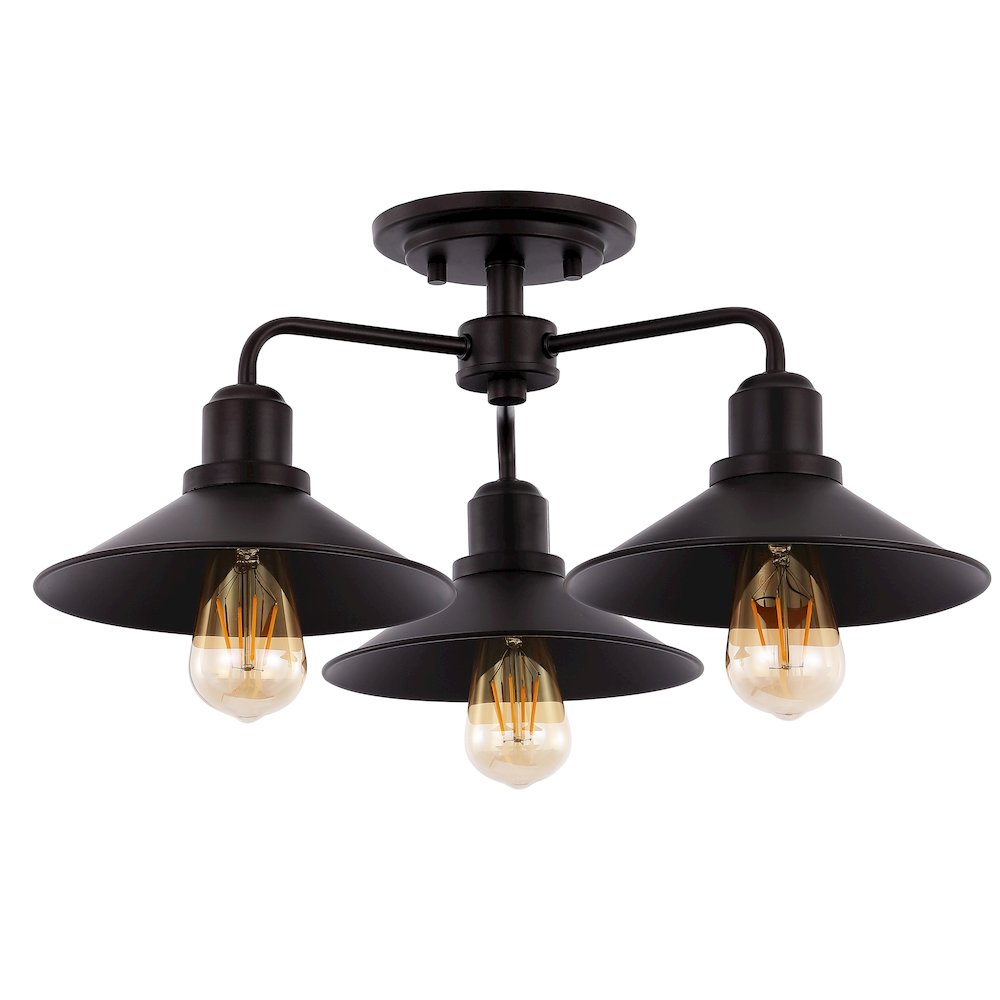 Calvin Iron Industrial Led Pendant. Picture 5
