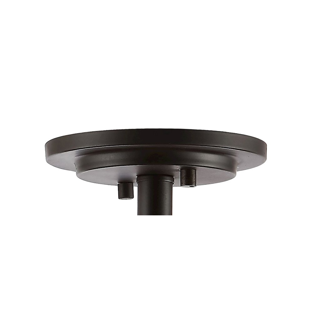 Ferme Iron Rustic Farmhouse Led Flush Mount. Picture 4