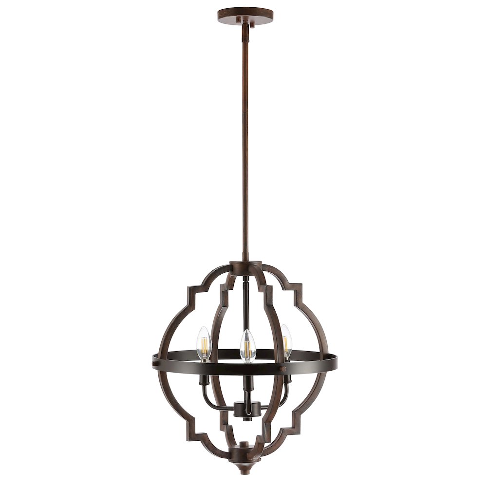 Ogee Adjustable Iron Rustic Industrial Led Pendant. Picture 2