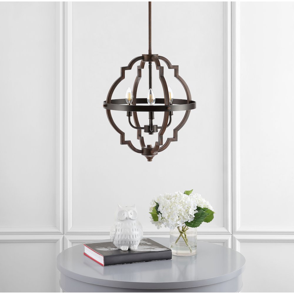 Ogee Adjustable Iron Rustic Industrial Led Pendant. Picture 8
