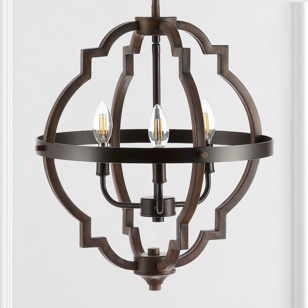 Ogee Adjustable Iron Rustic Industrial Led Pendant. Picture 6