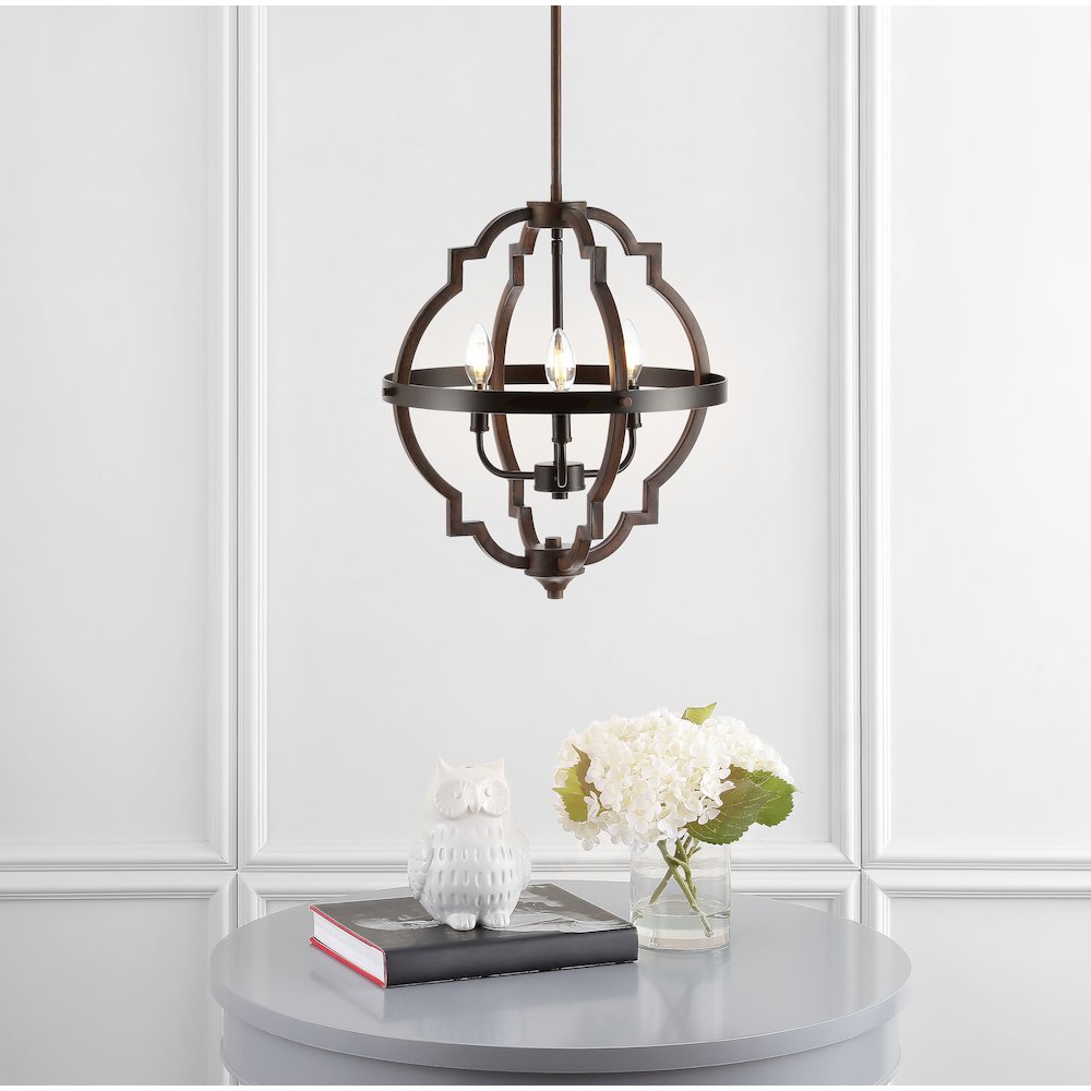 Ogee Adjustable Iron Rustic Industrial Led Pendant. Picture 7