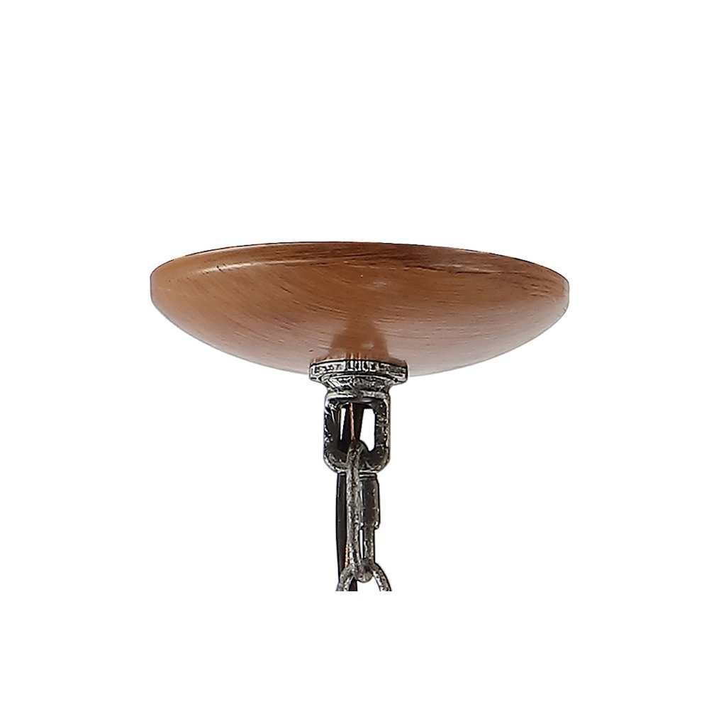 Gaines Adjustable Iron Rustic Industrial Led Pendant. Picture 4