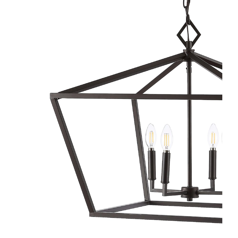 Gatsby Adjustable Iron Rustic Glam Led Pendant. Picture 3