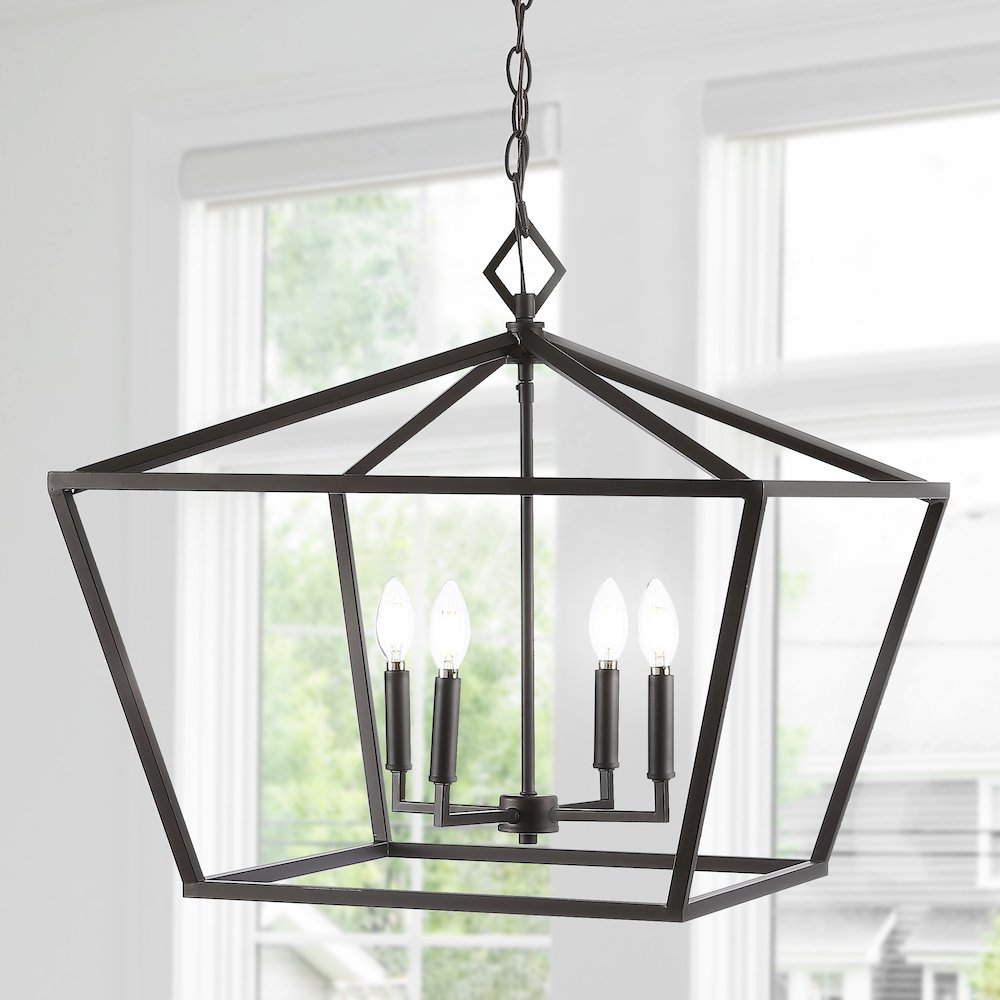 Gatsby Adjustable Iron Rustic Glam Led Pendant. Picture 11