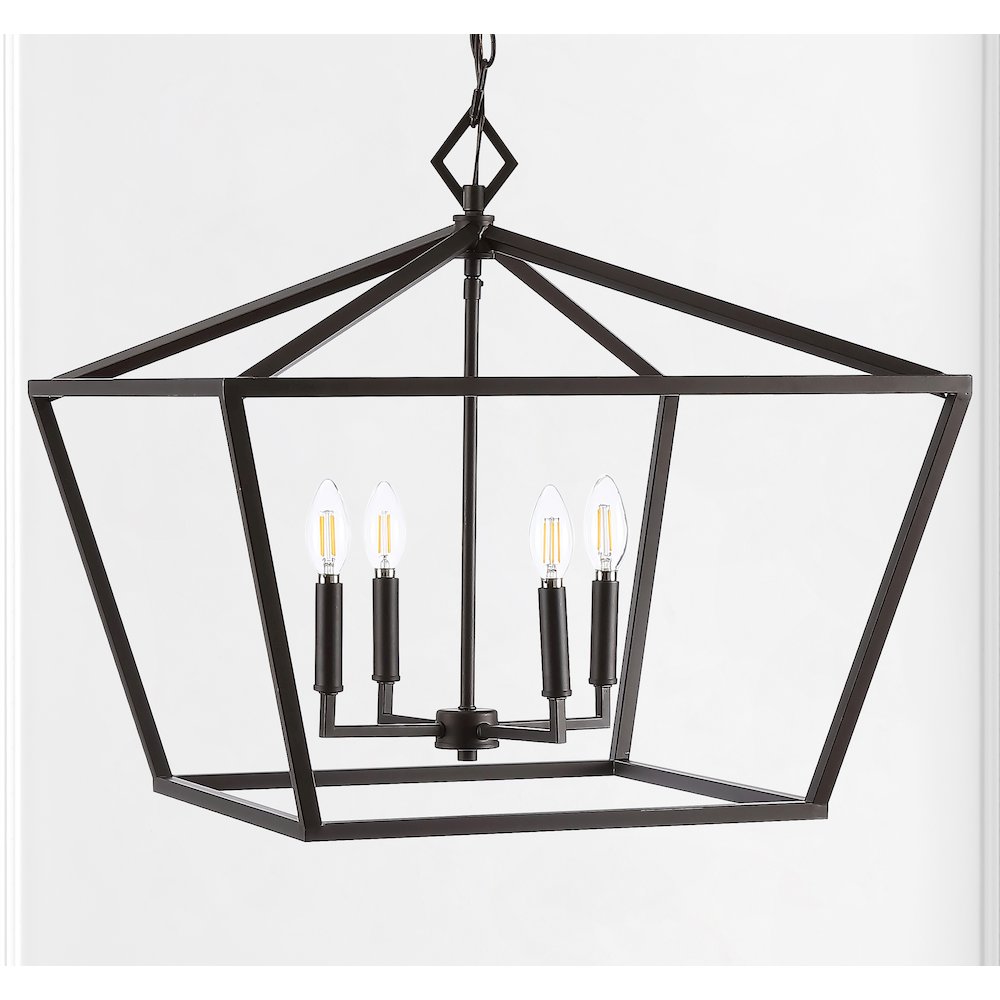 Gatsby Adjustable Iron Rustic Glam Led Pendant. Picture 6