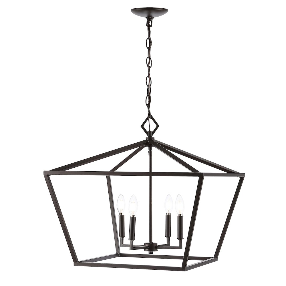 Gatsby Adjustable Iron Rustic Glam Led Pendant. Picture 1
