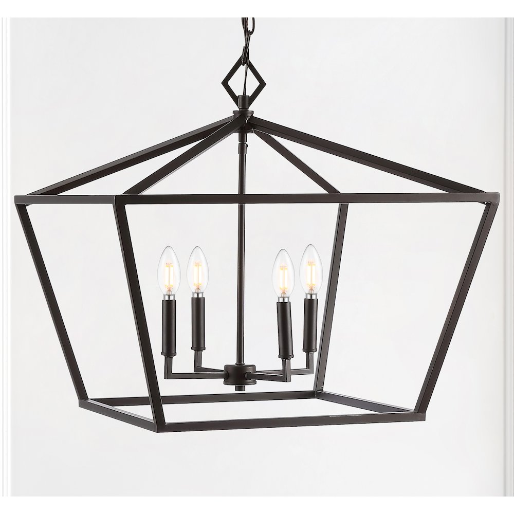 Gatsby Adjustable Iron Rustic Glam Led Pendant. Picture 5