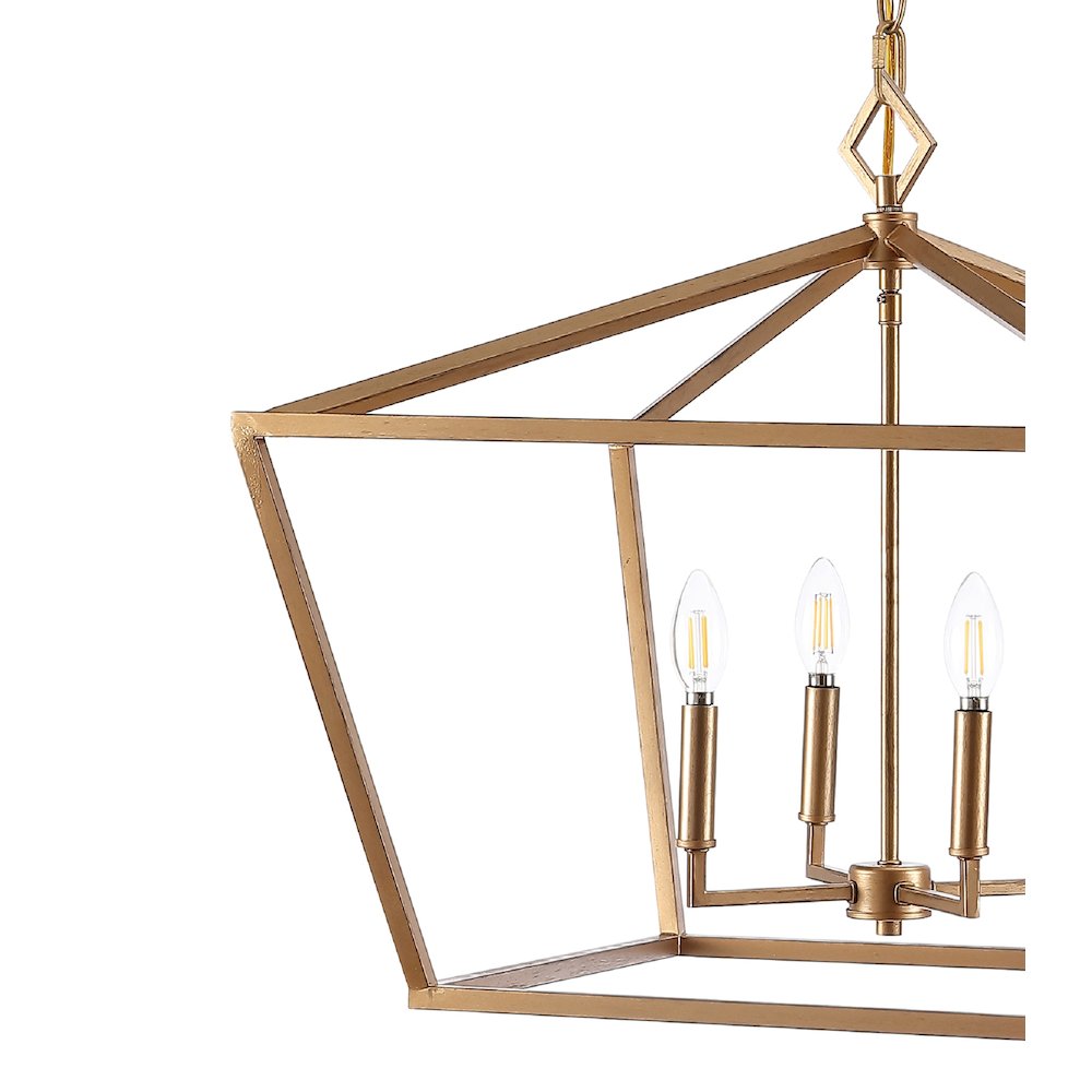 Gatsby Adjustable Iron Rustic Glam Led Pendant. Picture 3