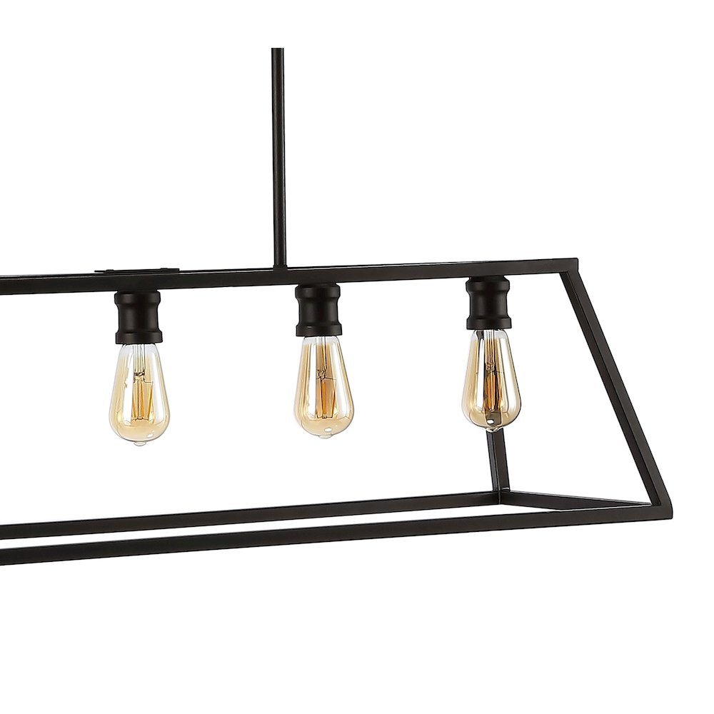 Floyd Adjustable Iron Farmhouse Vintage Led Dimmable Pendant. Picture 3