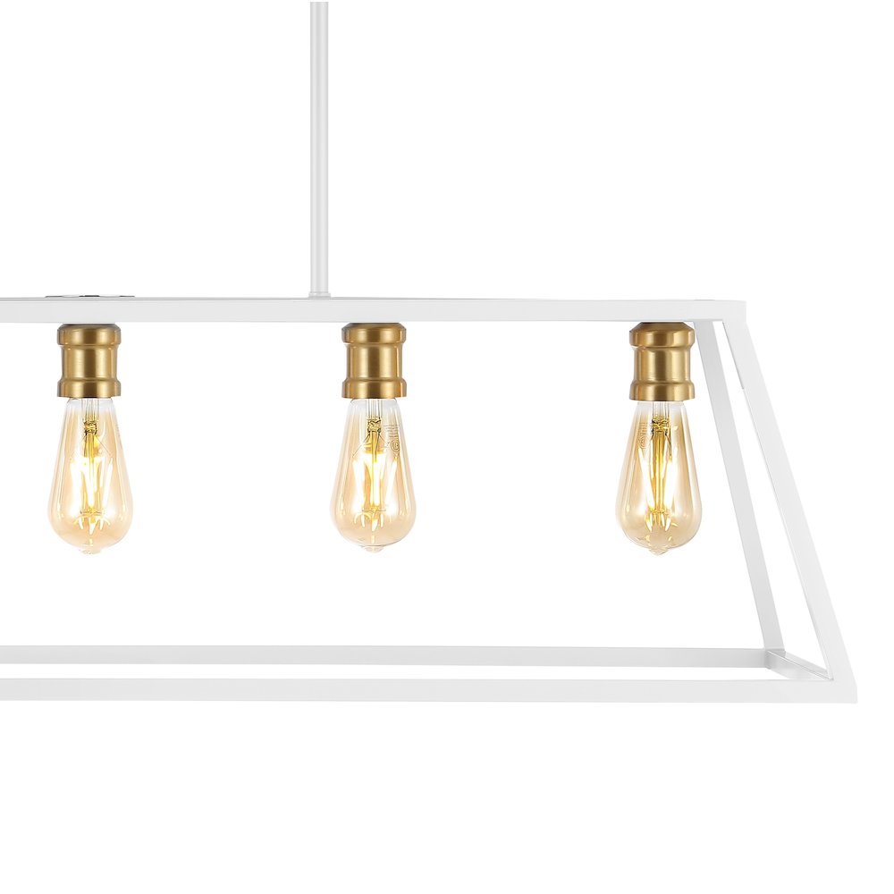 Floyd Adjustable Iron Farmhouse Vintage Led Dimmable Pendant. Picture 3