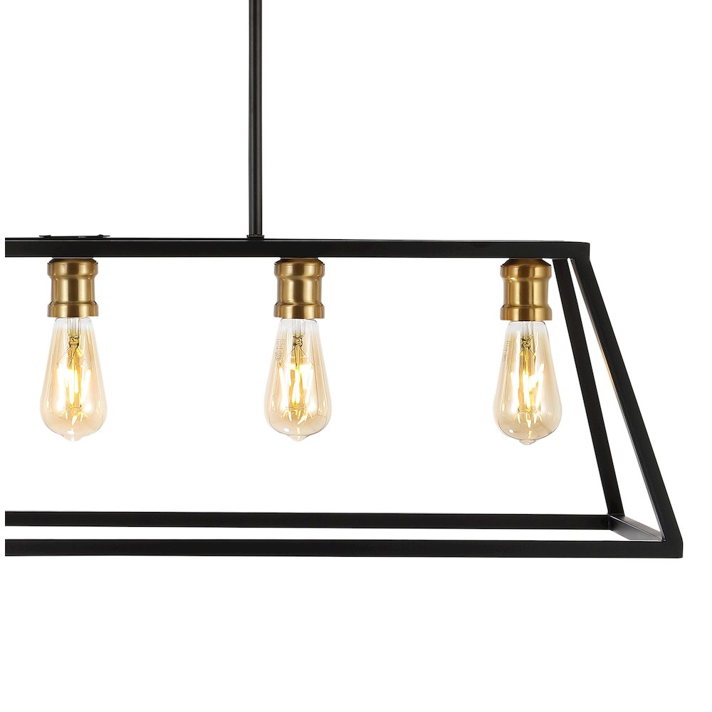 Floyd Adjustable Iron Farmhouse Vintage Led Dimmable Pendant. Picture 3