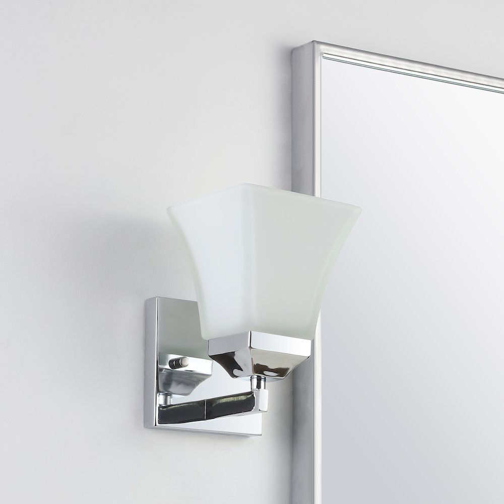 Staunton Iron/Glass Modern Cottage Led Vanity Light. Picture 12