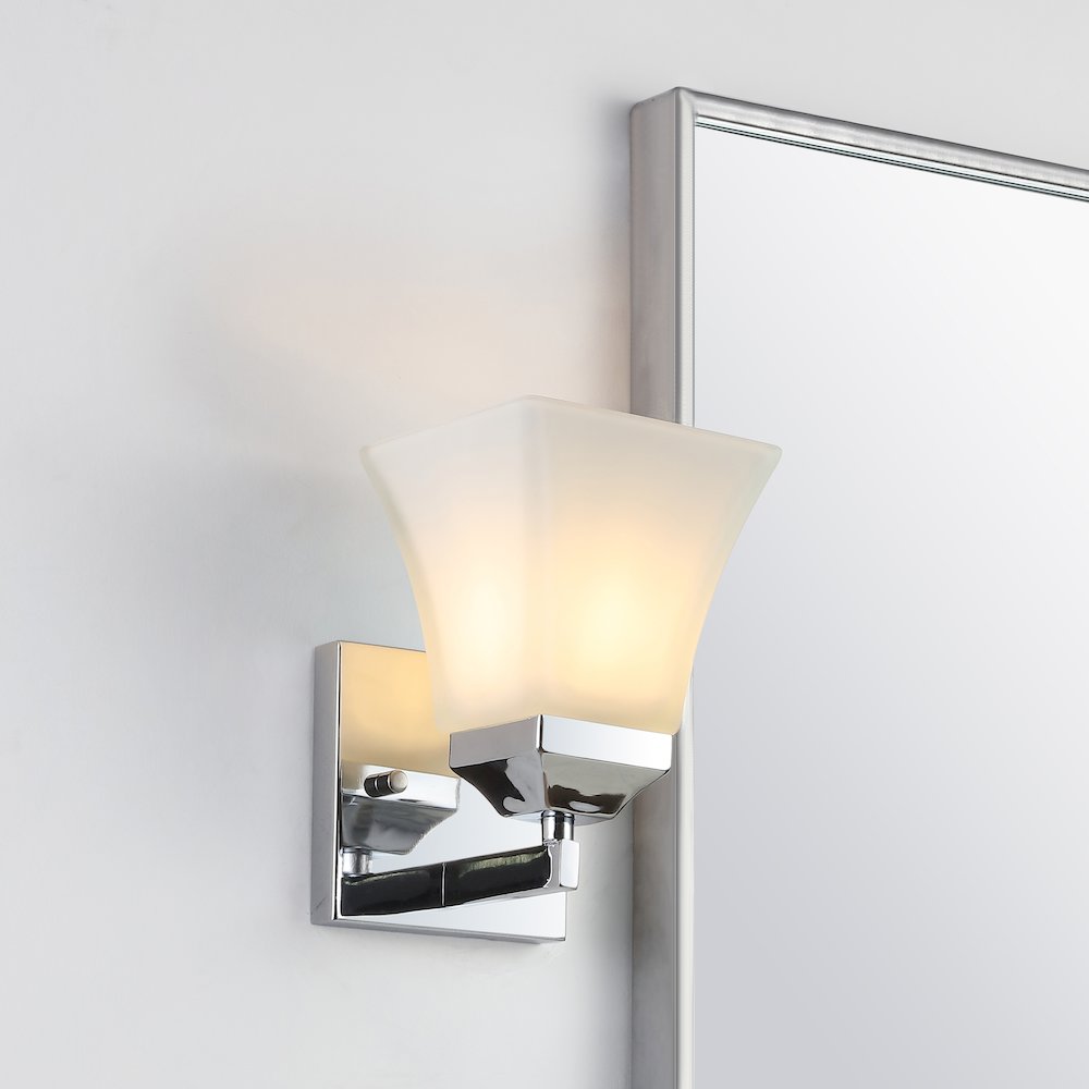 Staunton Iron/Glass Modern Cottage Led Vanity Light. Picture 11