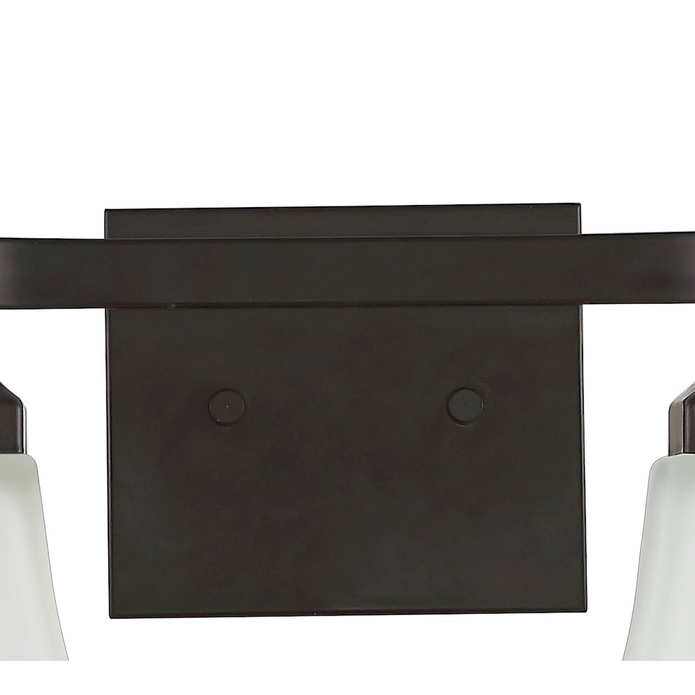 Staunton Iron/Glass Modern Cottage Led Vanity Light. Picture 4