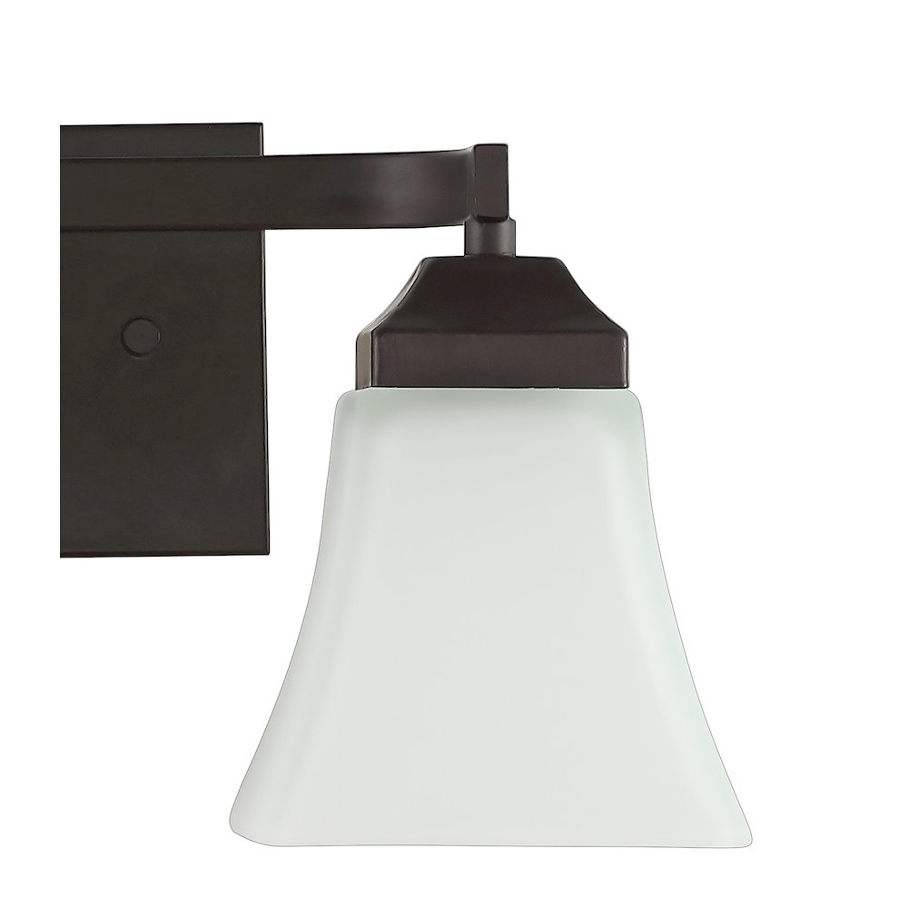 Staunton Iron/Glass Modern Cottage Led Vanity Light. Picture 3