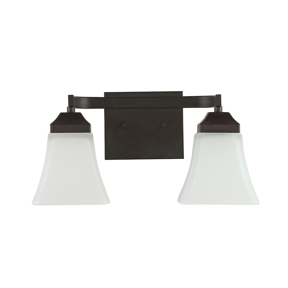 Staunton Iron/Glass Modern Cottage Led Vanity Light. Picture 2