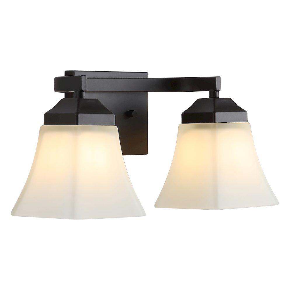 Staunton Iron/Glass Modern Cottage Led Vanity Light. Picture 5