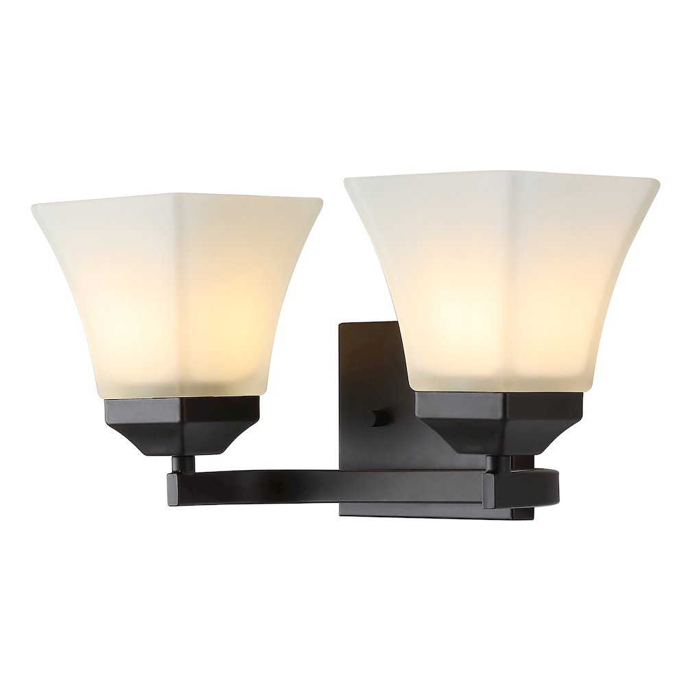 Staunton Iron/Glass Modern Cottage Led Vanity Light. Picture 7