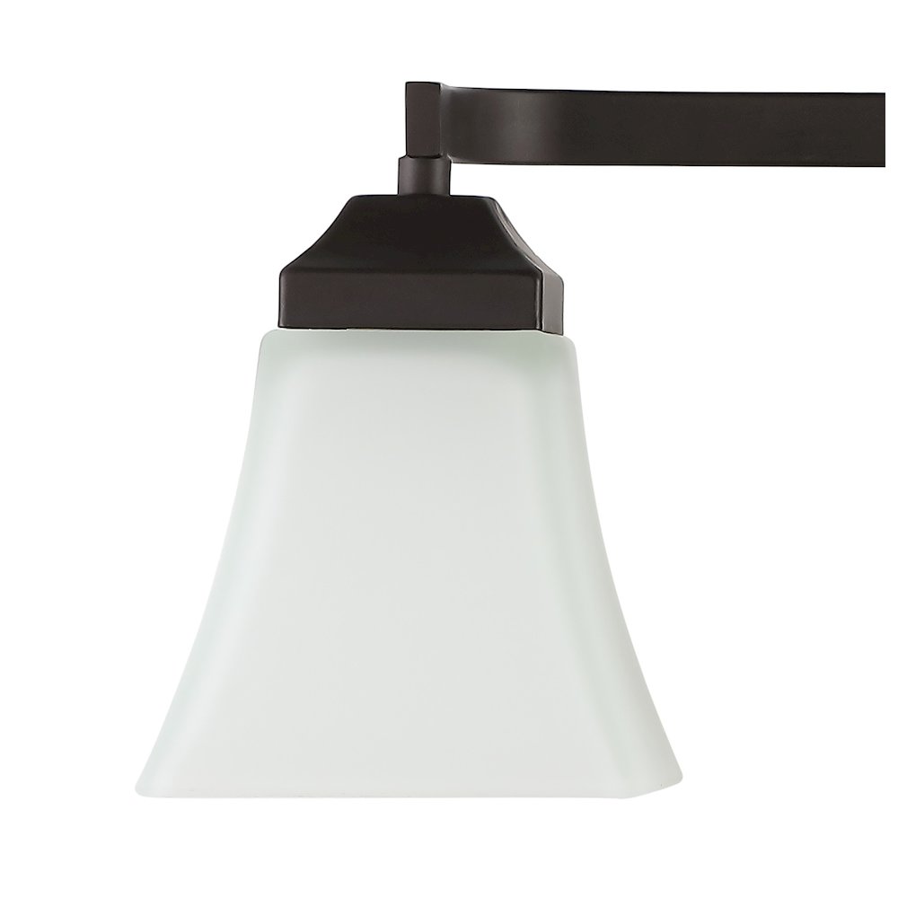 Staunton Iron/Glass Modern Cottage Led Vanity Light. Picture 3