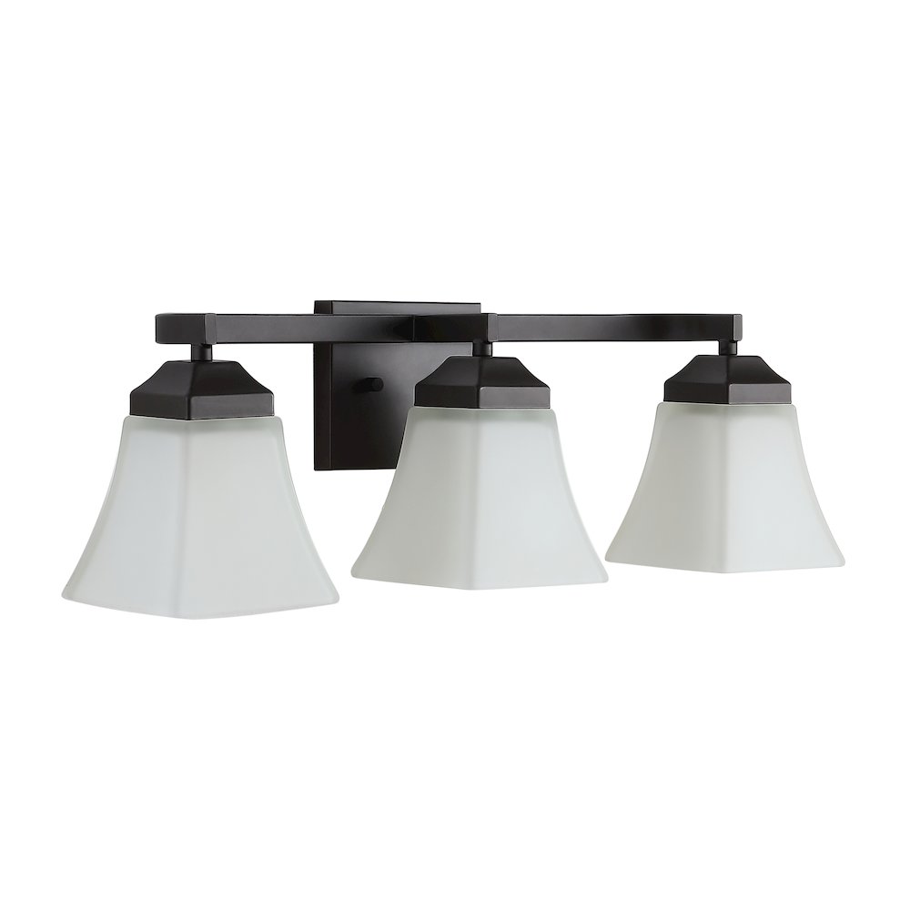 Staunton Iron/Glass Modern Cottage Led Vanity Light. Picture 8