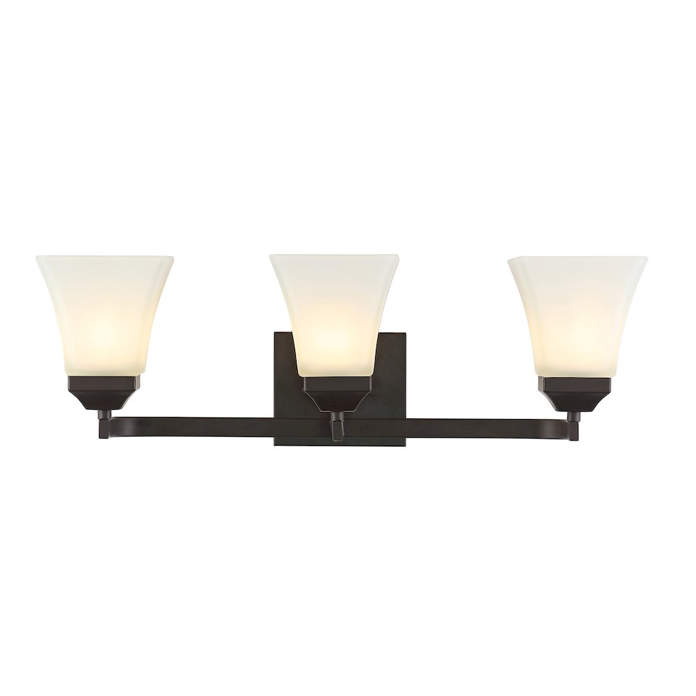 Staunton Iron/Glass Modern Cottage Led Vanity Light. Picture 6