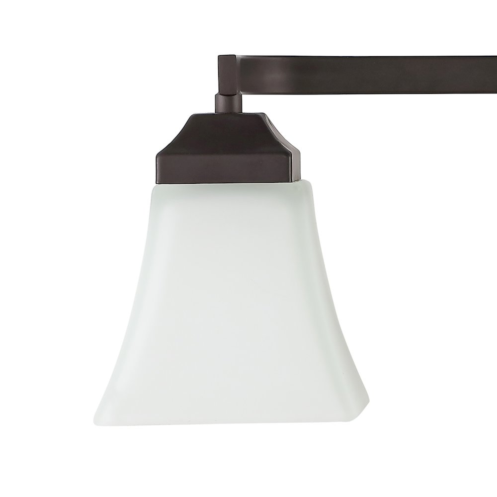 Staunton Iron/Glass Modern Cottage Led Vanity Light. Picture 3